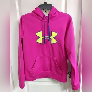 EUC Women's Under Armour Storm sweater with hoodie, M